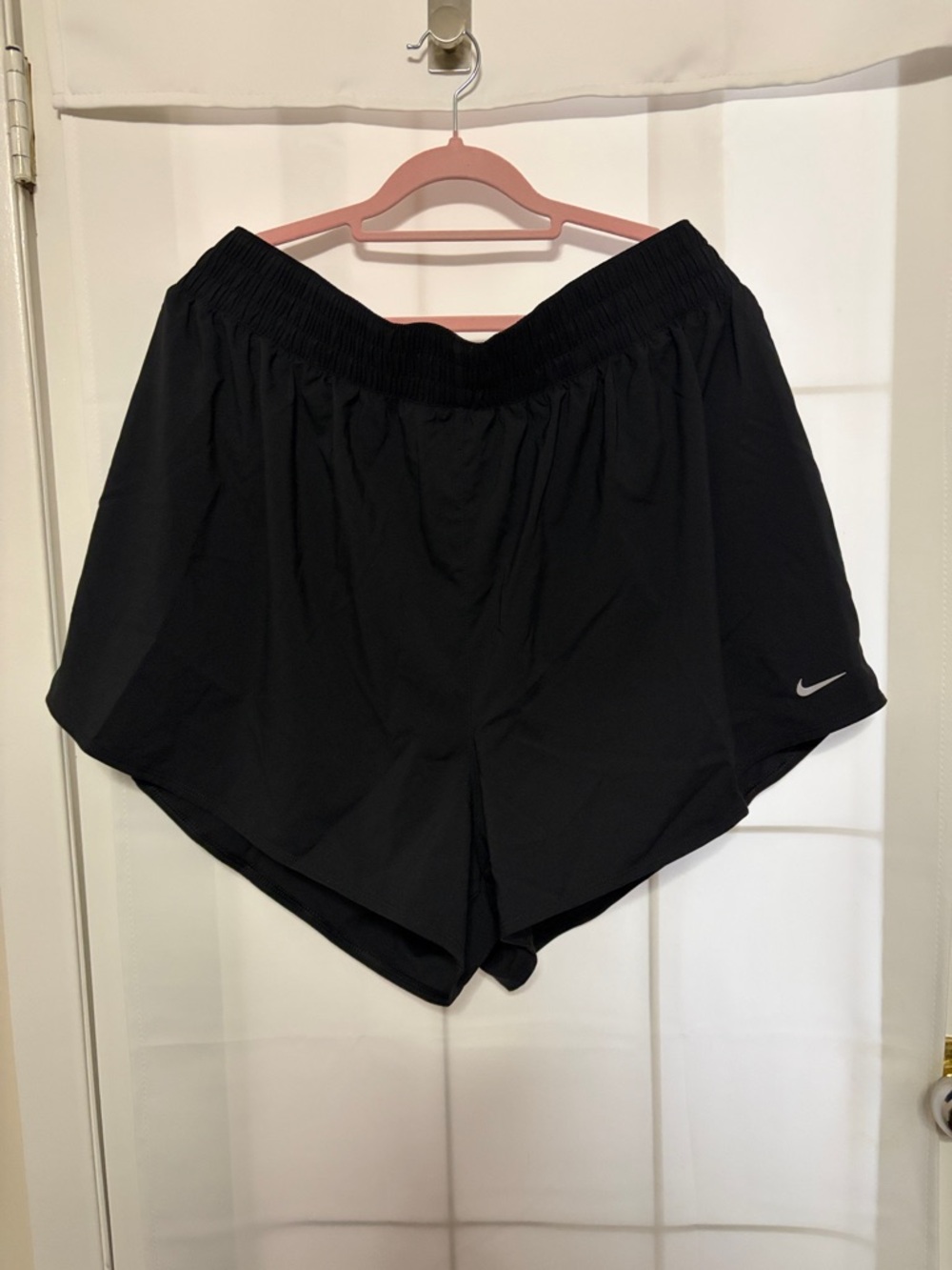 NWT Nike Black Women's Athletic Shorts with Swoosh